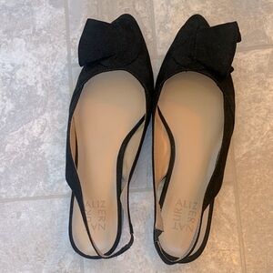 NWOT Naturalizer Women's Black Bow Flats
